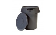 Plastcontainer Brute grå, 76 l, h-581 mm