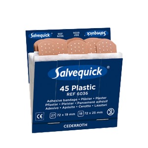Plåster plast Salvequick 6036